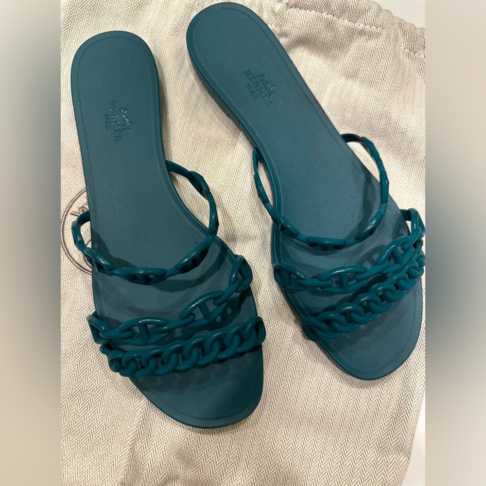 Hermes Rivage Jelly Sandals size 41